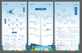 企业展板简介X架务易拉宝