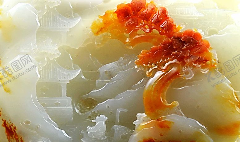 编号：48461510061031419631【酷图网】源文件下载-家和富贵玉雕花卉电视背景墙