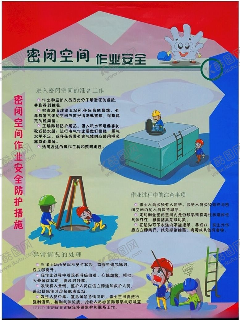 编号：68555502210214033536【酷图网】源文件下载-密闭空间作业安全