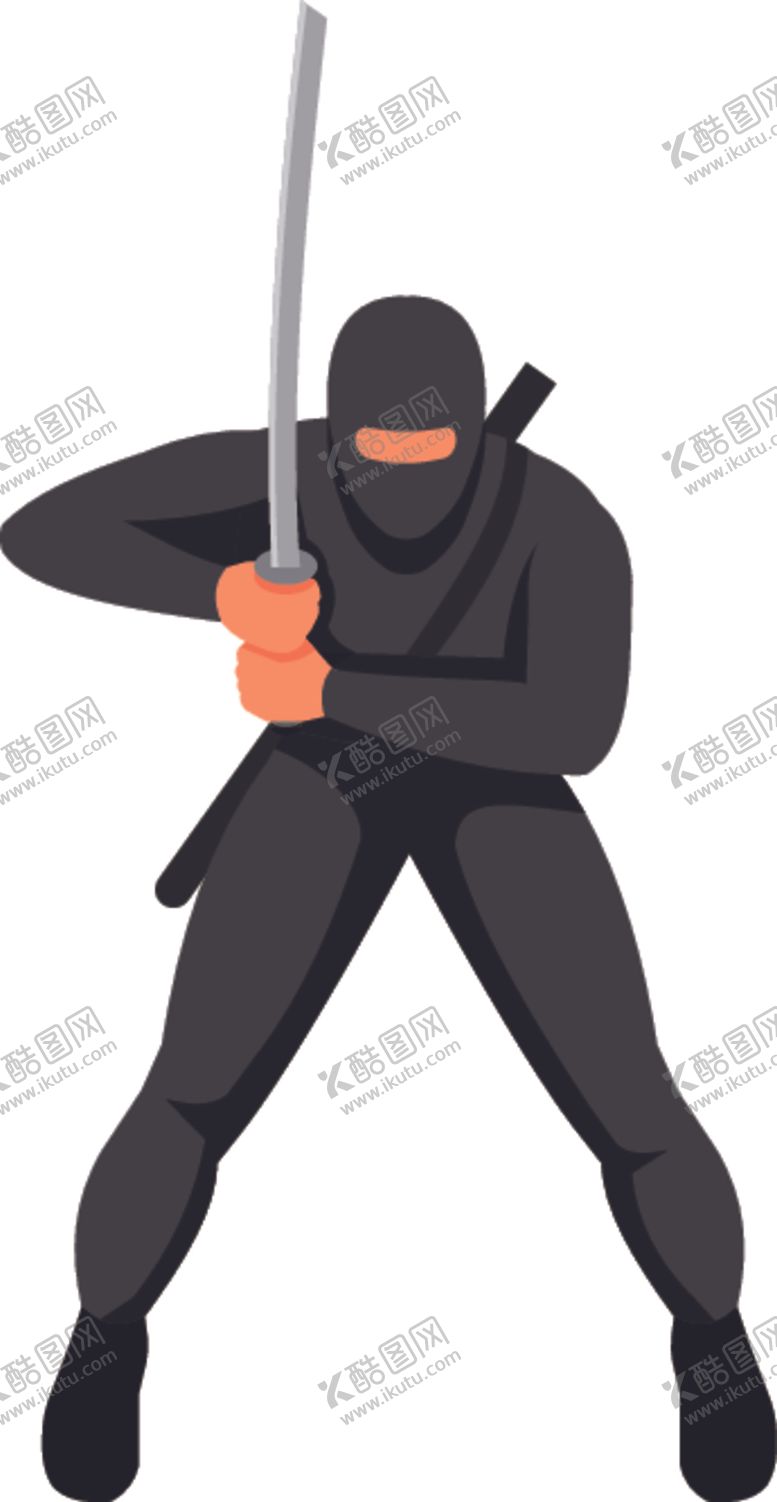 编号：27798705051538575019【酷图网】源文件下载-卡通忍者