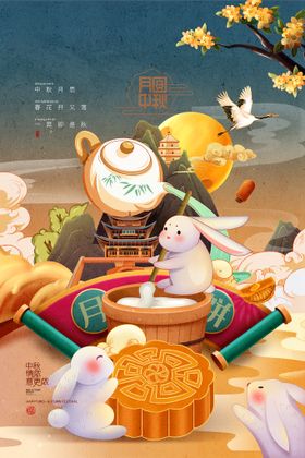 中秋节图片海报佳模板