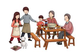一家人