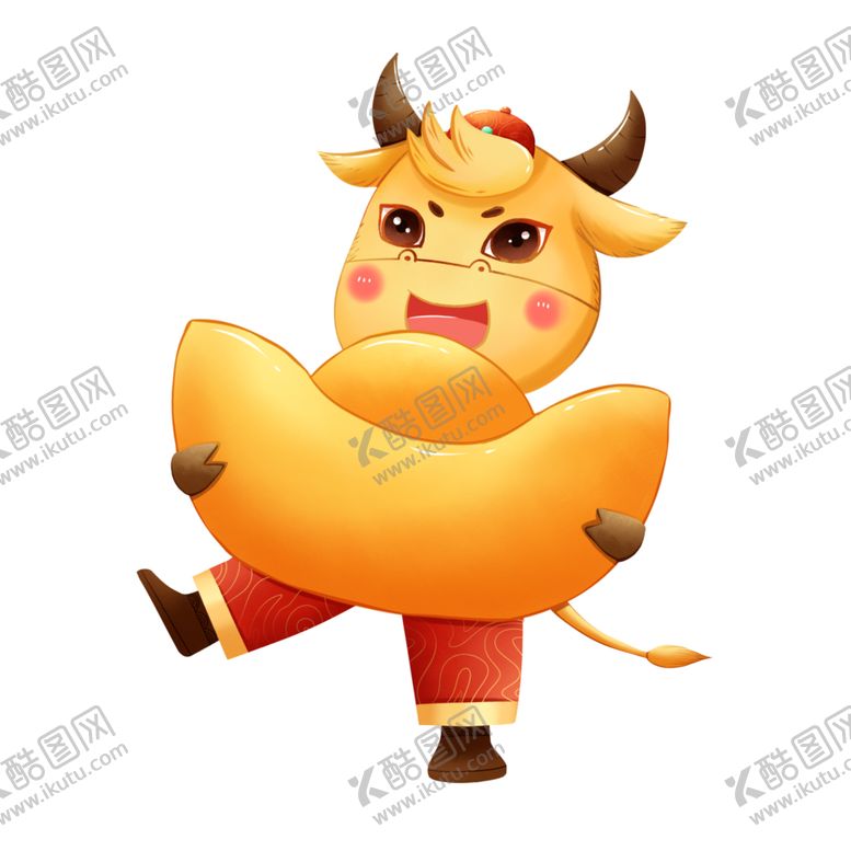 编号：45886605020017227612【酷图网】源文件下载-卡通牛形象