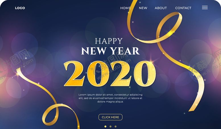 编号：78006209152256584424【酷图网】源文件下载-元旦banner