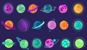 星球插画