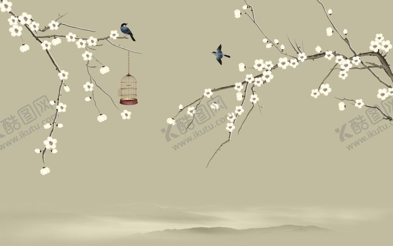 编号：54839805172135526495【酷图网】源文件下载-创意国潮装饰画图片
