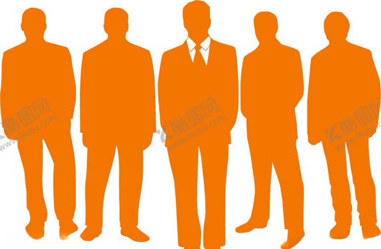 编号：22417709141245272167【酷图网】源文件下载-商务男士剪影