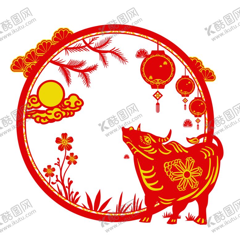 编号：70887309231732575764【酷图网】源文件下载-卡通牛形象