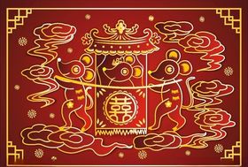 鼠年剪纸