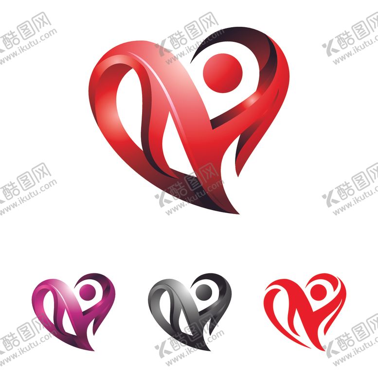 编号：81156006281335035949【酷图网】源文件下载-爱心标志