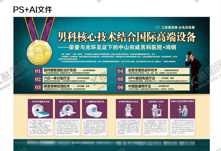 编号：50485211010454453513【酷图网】源文件下载-男科广告