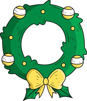 圣诞花环免抠图