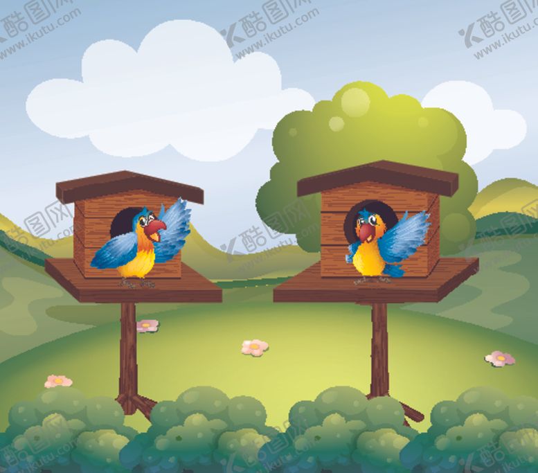编号：57916710290248426104【酷图网】源文件下载-卡通鸟