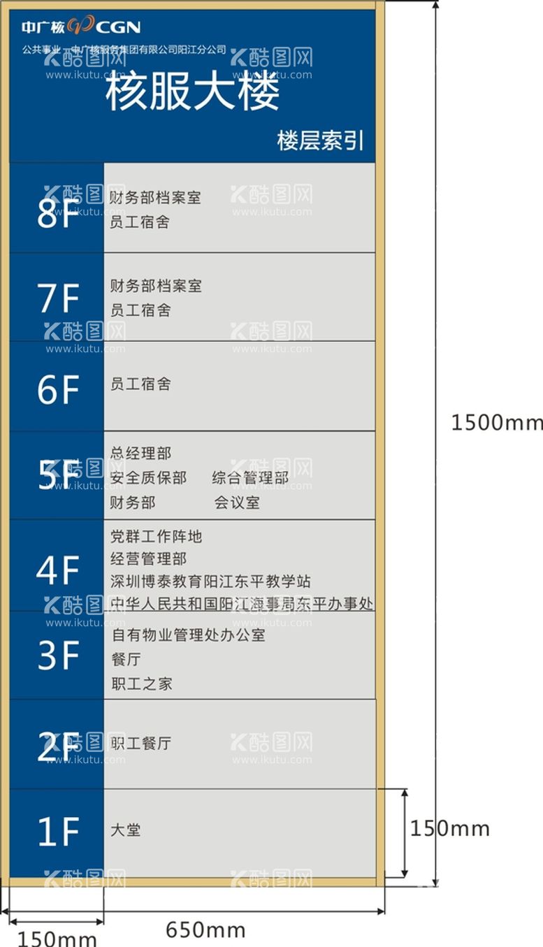 编号：20223511191802528665【酷图网】源文件下载-楼层指示牌