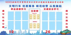 运输公司管理宣传栏