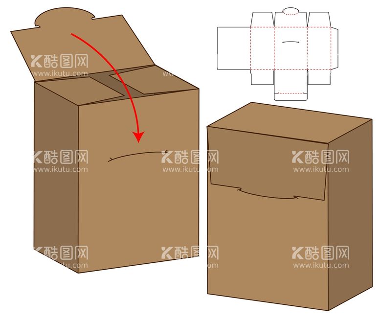 编号：47186009230526328356【酷图网】源文件下载-包装盒刀模