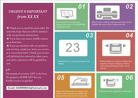 英文售后卡加说明书