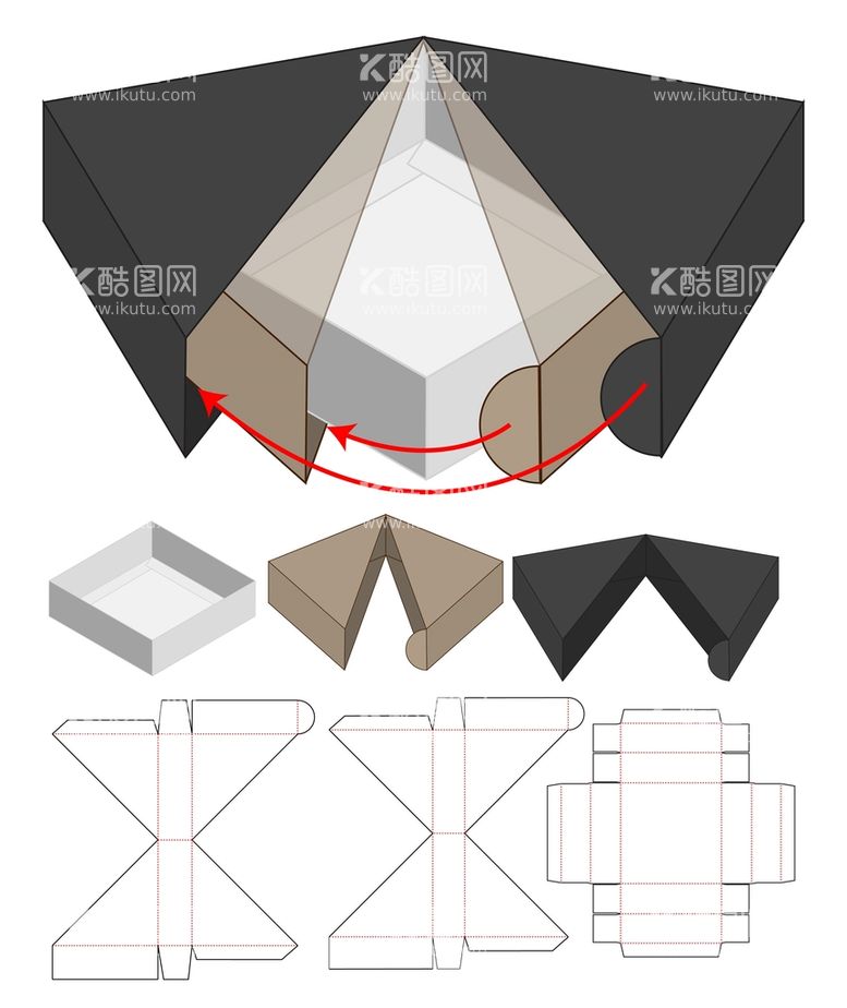 编号：58036109241750468357【酷图网】源文件下载-包装刀模