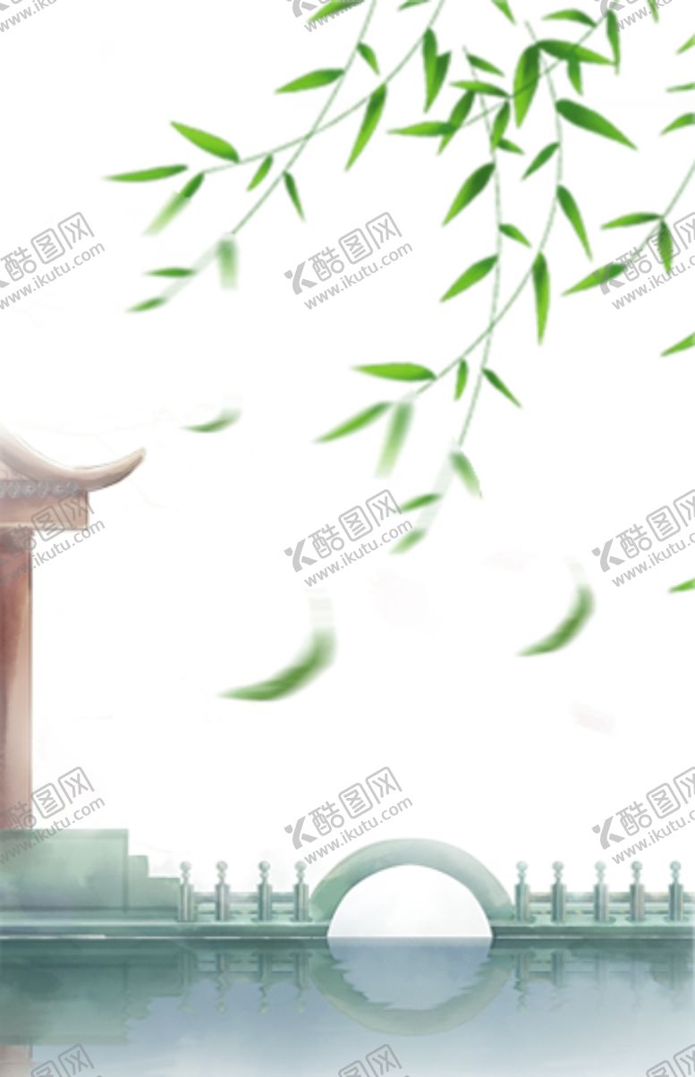 编号：40973810262205307590【酷图网】源文件下载-柳叶春天模糊枝条