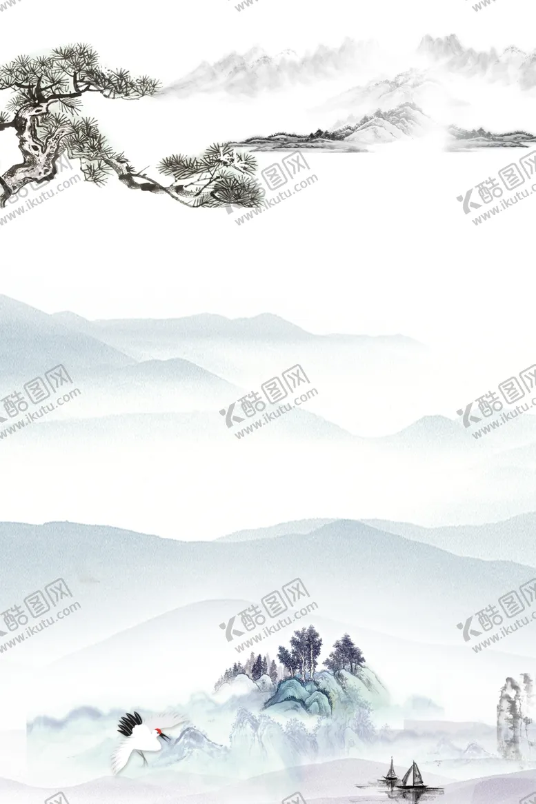 编号：14395303300101068867【酷图网】源文件下载-山水画