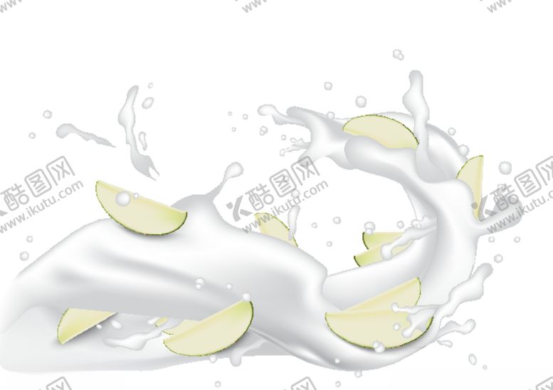 编号：43751806261300473947【酷图网】源文件下载-牛奶水果