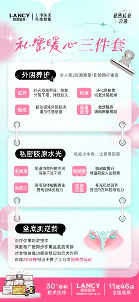 私密医美活动海报