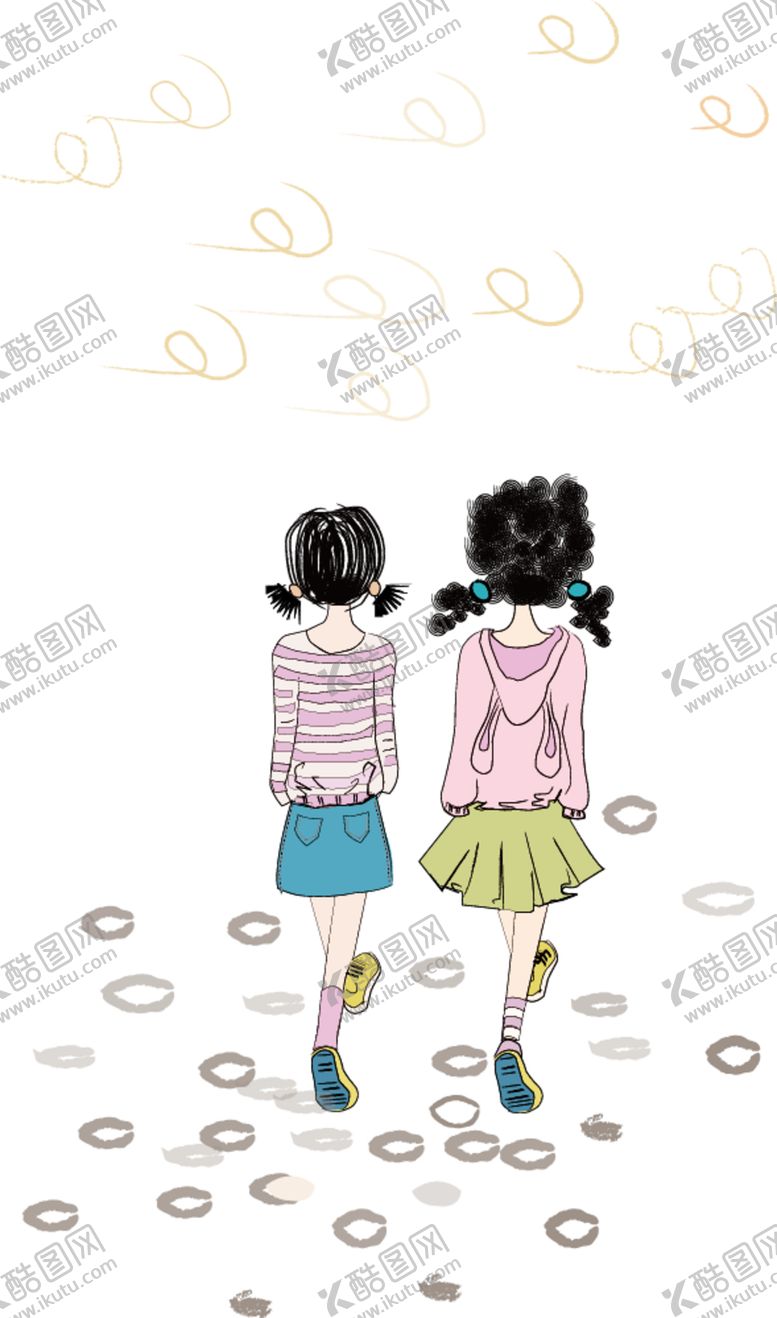 编号：60140709240751162907【酷图网】源文件下载-彩绘人物背影