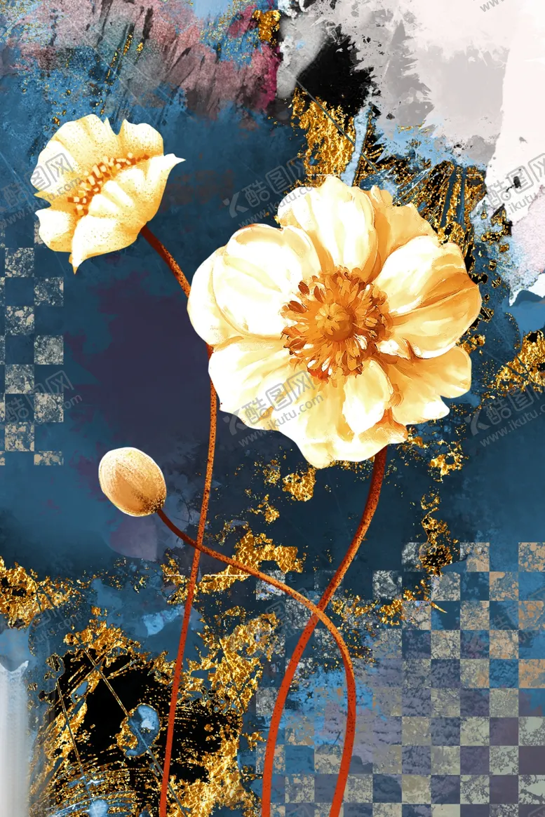 编号：12745902082243434761【酷图网】源文件下载-三联画 样机 装饰画 