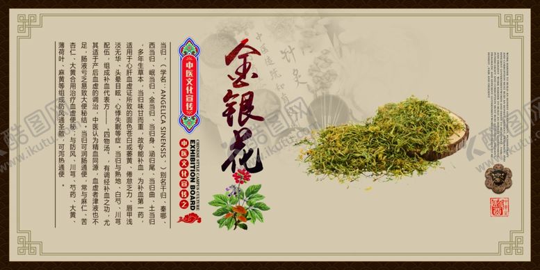 编号：79024605150525583894【酷图网】源文件下载-中国风传统中药材展板