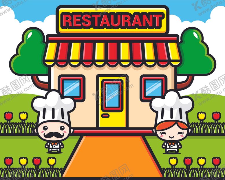 编号：25231005131906121917【酷图网】源文件下载-卡通饭店