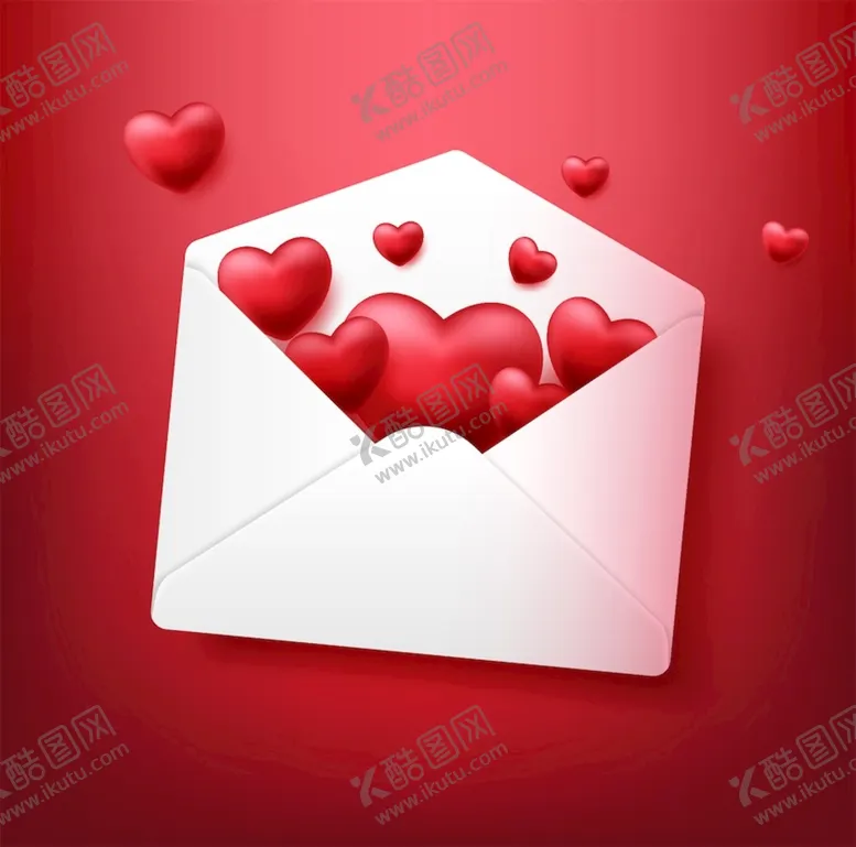 编号：31894210062112378625【酷图网】源文件下载-情人节信封