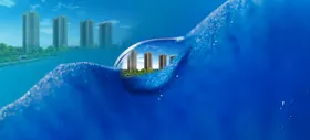 地产寒露节气海报