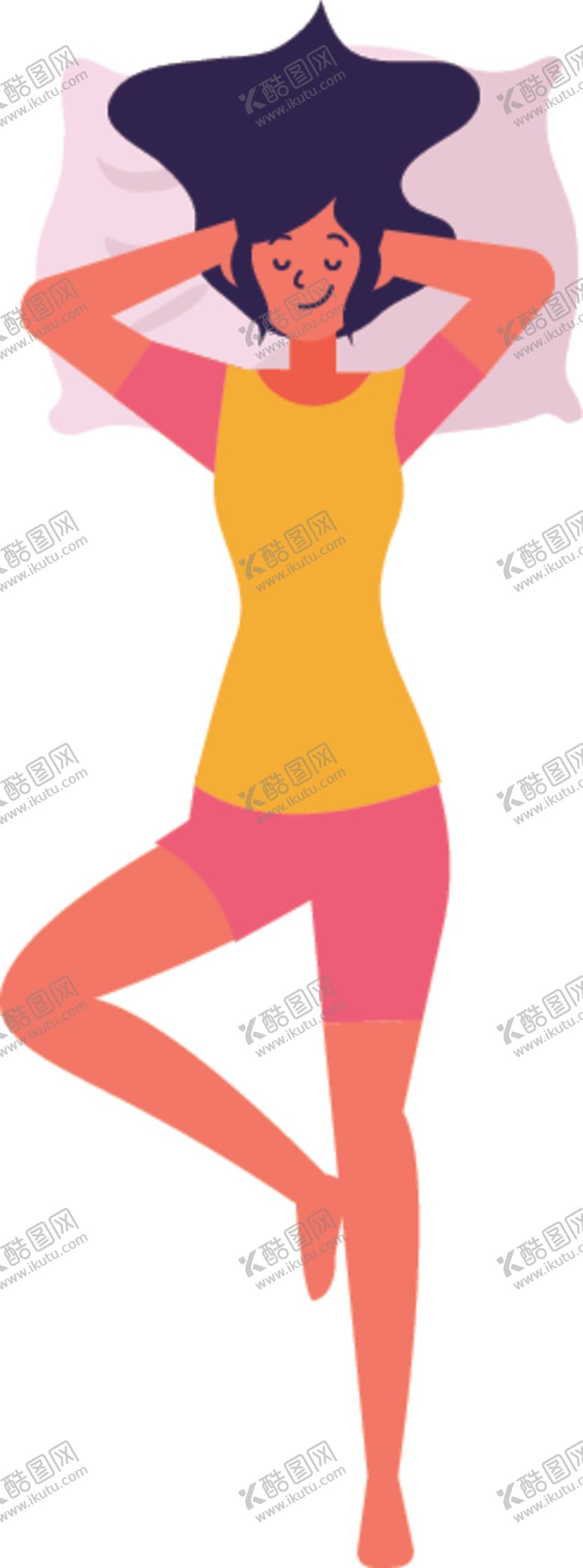 编号：66472310222327067236【酷图网】源文件下载-睡觉姿势