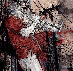 吹萨克斯风
