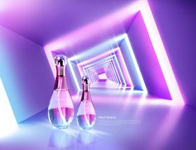 化妆品创意海报