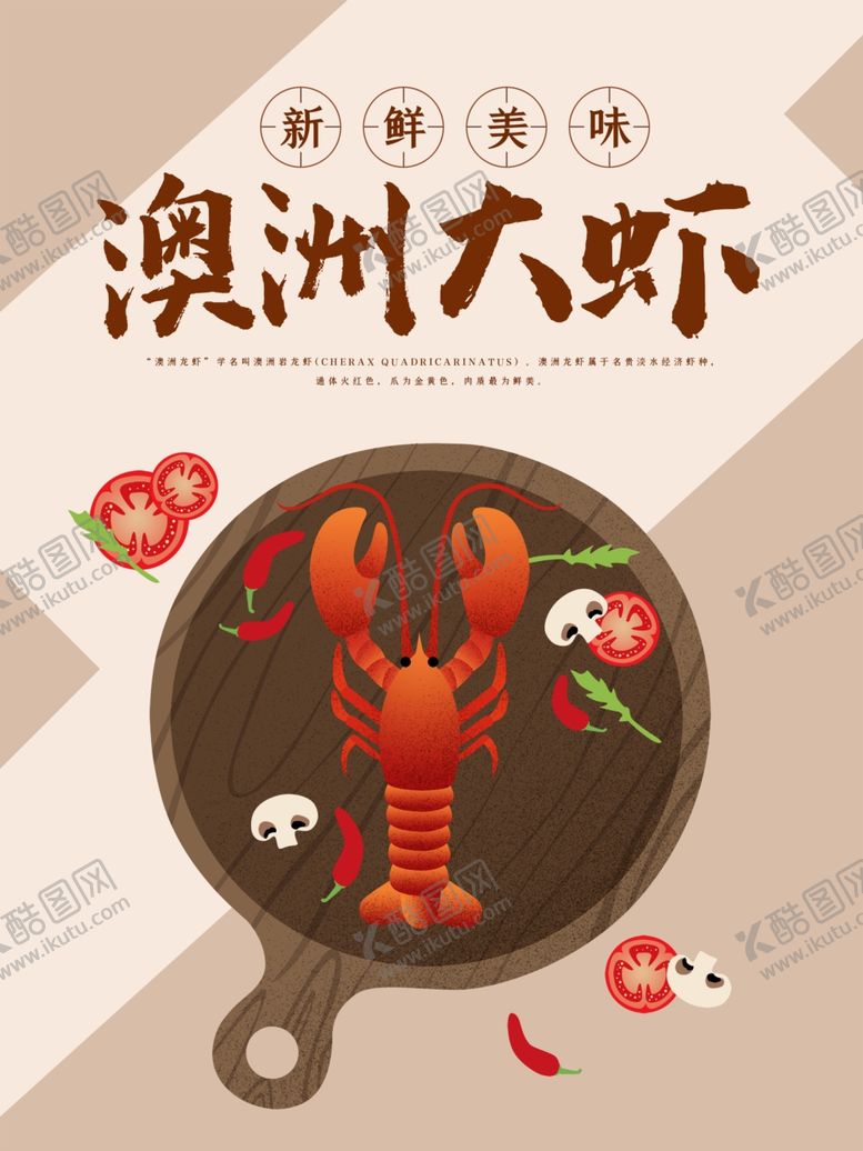 编号：10836210120211461948【酷图网】源文件下载-澳洲大虾