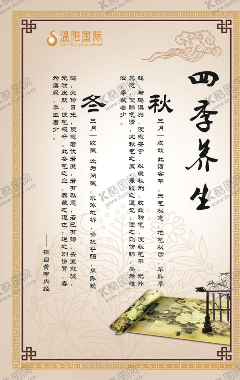 编号：24813307030518167118【酷图网】源文件下载-四季养生海报