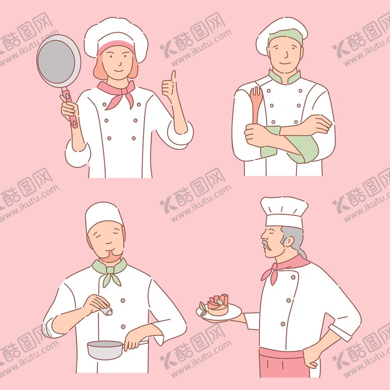 编号：86426005030908086130【酷图网】源文件下载-厨师与音乐人