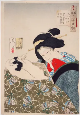 月冈芳年浮世绘美勇水滸伝男人风格画作教导立志基