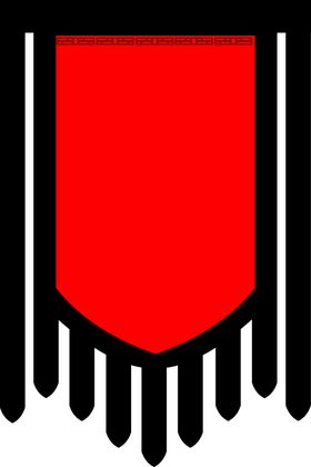 仿古旗模板古旗