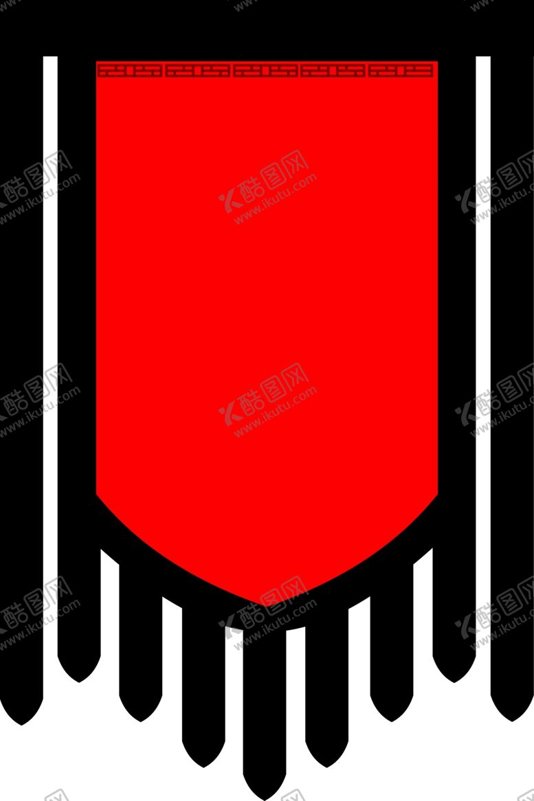 编号：81241003311811318755【酷图网】源文件下载-仿古旗模板古旗