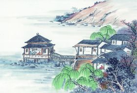 山水画大峰工笔工笔
