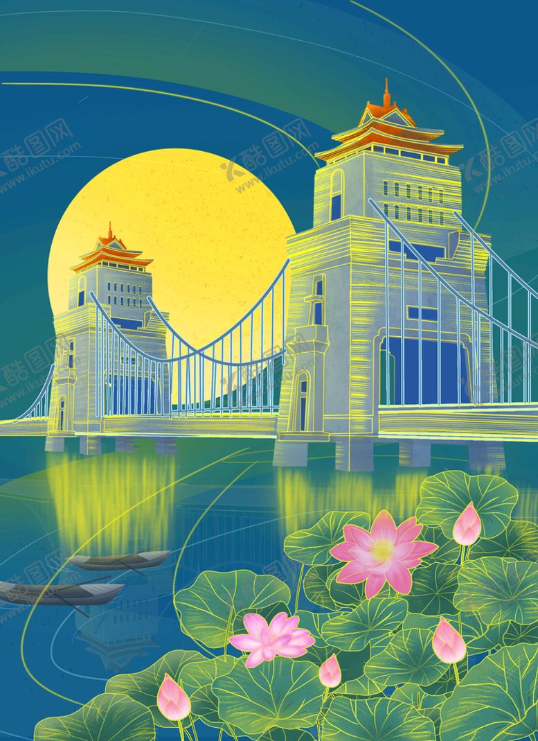 编号：13608210041830385237【酷图网】源文件下载-国潮海报  
