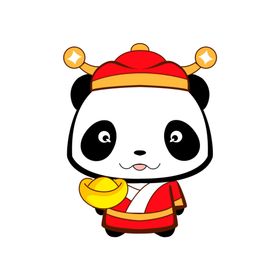 卡通熊猫
