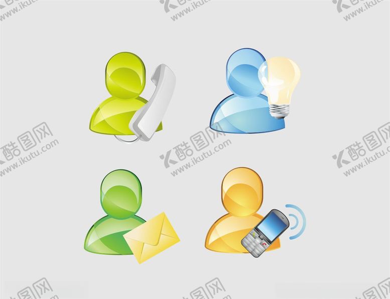编号：41558609160325404444【酷图网】源文件下载-矢量联系人素材
