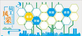 员工风采文化墙