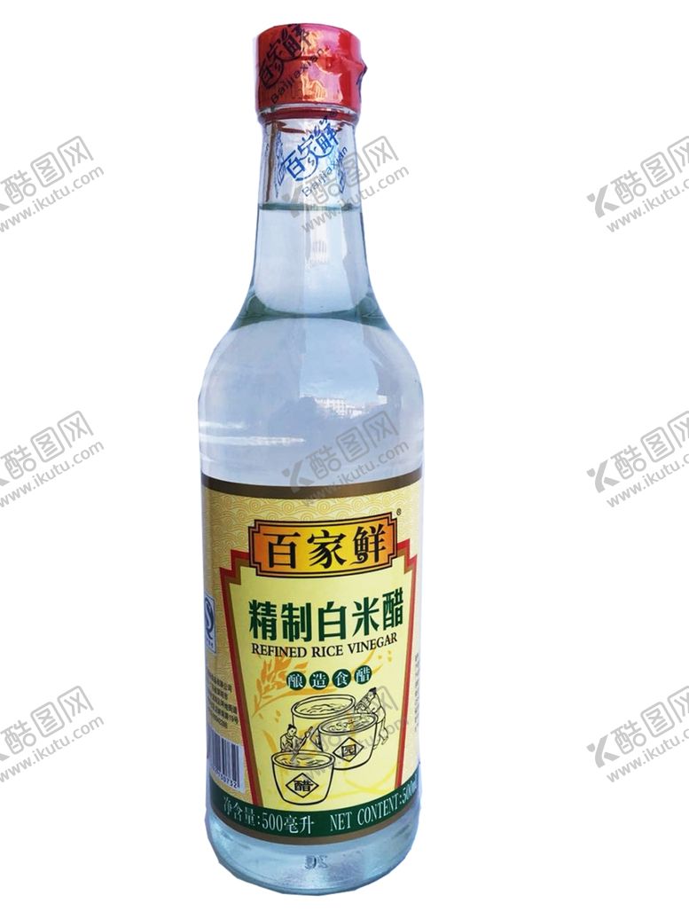 编号：96433405030341072415【酷图网】源文件下载-百家鲜精致白米醋500g