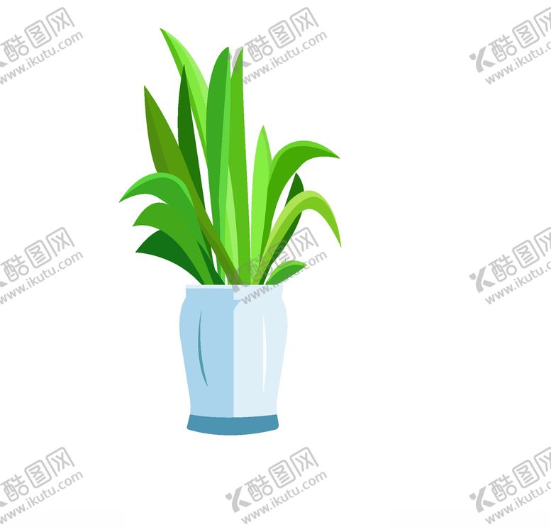 编号：53838904200108098724【酷图网】源文件下载-花瓶与植物