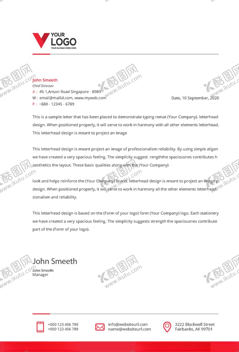 编号：99840409202349491970【酷图网】源文件下载-商务信纸