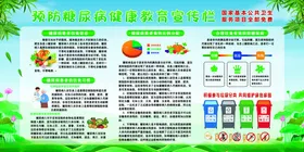 预防糖尿病教育宣传栏